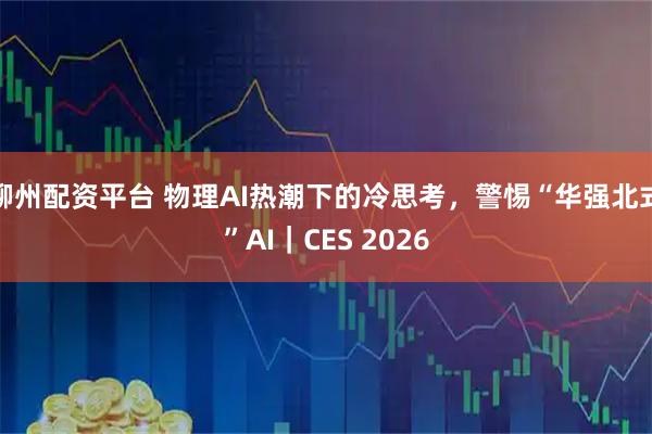 柳州配资平台 物理AI热潮下的冷思考，警惕“华强北式”AI｜CES 2026